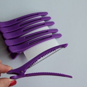 DHBS Sectioning Clips Purple With Rubber band 6pk