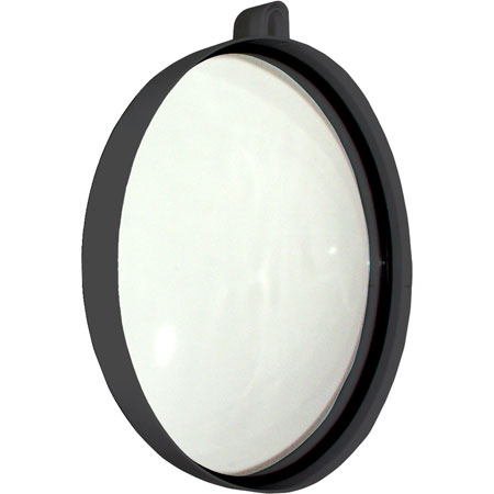 Mirror Round Hand Large Black