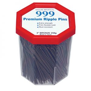 999 Ripple Pins 3'' Bronze