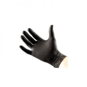 Black Satin Ultra Gloves Xlge 4 Pack
