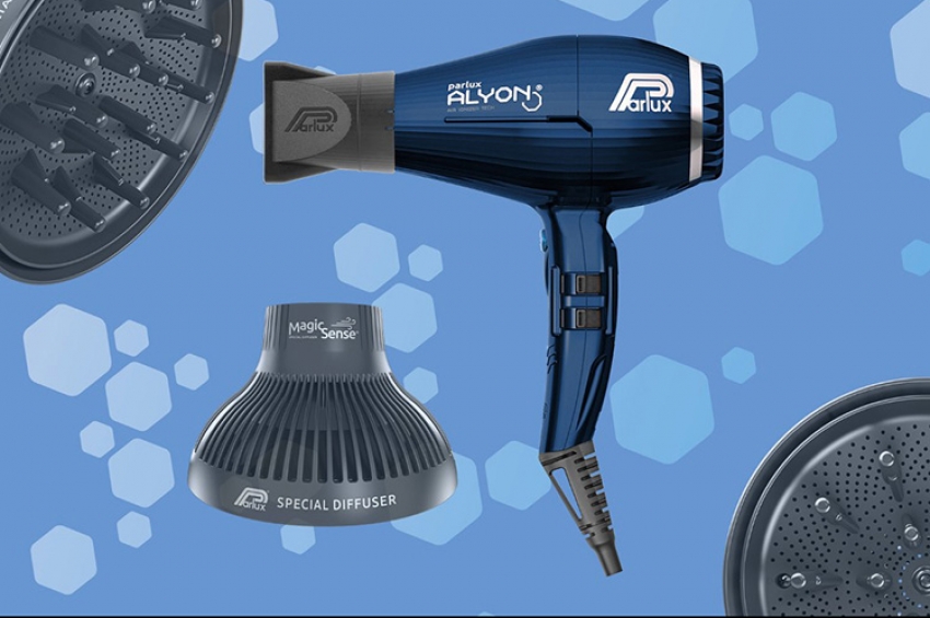 Parlux Alyon Air Ionizer Tech Hair Dryer Midnight Blue and Magic Sense  Diffuser